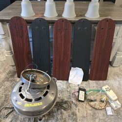 Hunter 5 blade/4 light ceiling fan