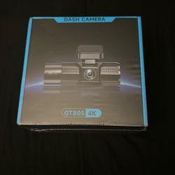 4K Dash Cam GT805 – New in Box
