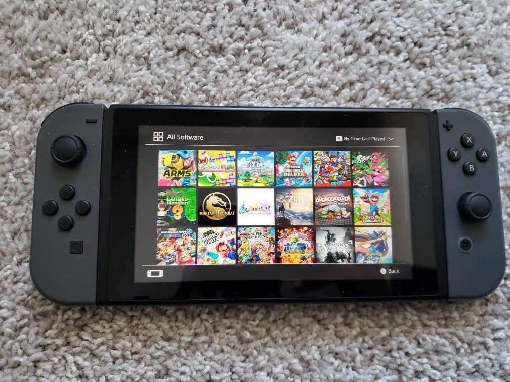 Nintendo switch with games