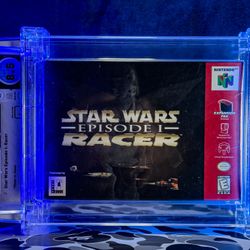 Nintendo 64 Star Wars Episode 1 Racer Wata A+ Graded 8.5