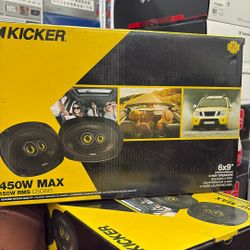 Kicker 6x9 Speakers CSC Series 450 Watts Max Brand New In Box 140 A Pair 