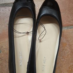 Nine West Black Flats For Women 