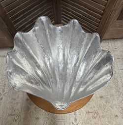 Potterybarn Metal Clam Shell Bowl/Bucket