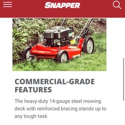 snapper commercial ninja mower