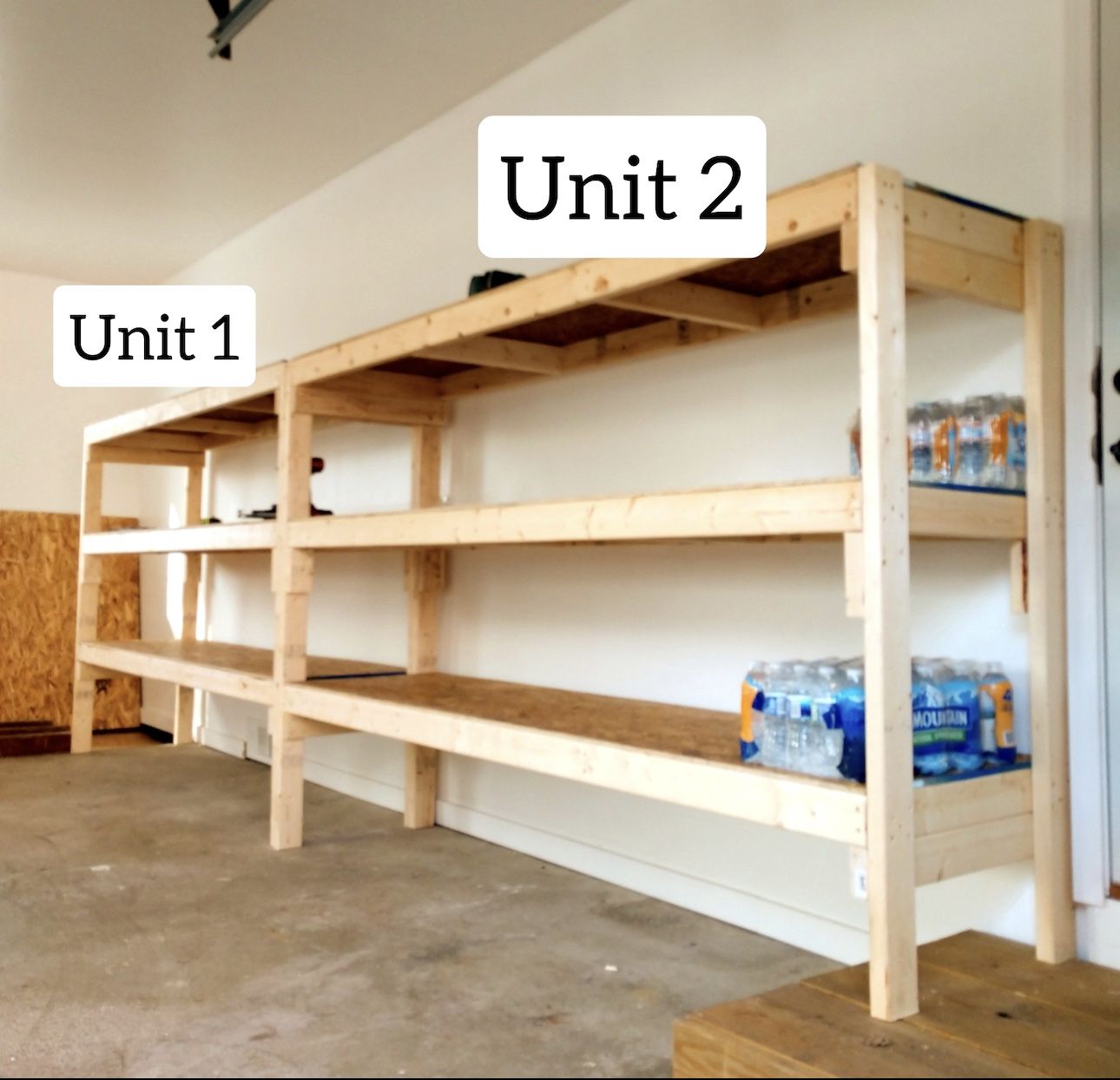 ALWAYS AVAILABLE. We deliver & setup Statewide! New, Handbuilt Shelving / Rack for garage, basement, pole barn, buildings, and business.