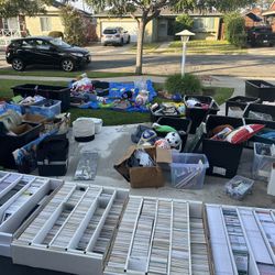 garage sale. everything must go 