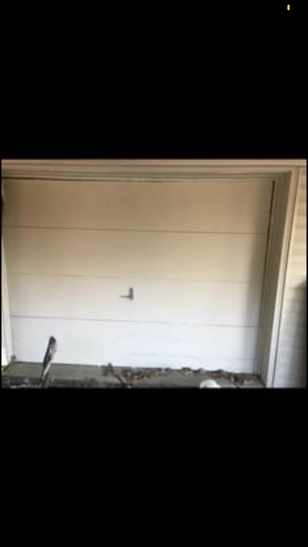 2 Garage door-9x7- wood