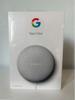 Google Nest Mini (2nd Gen) – Brand New, Factory Sealed