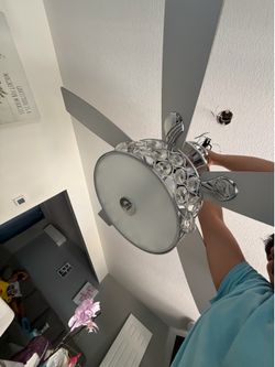 Ceiling fan and Light
