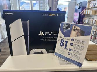 Sony - PlayStation 5 Slim Console Digital Edition (Brand New)| $1 Down | Payment plan available