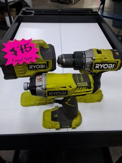 Ryobi drill set