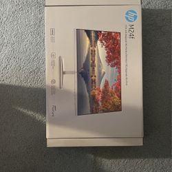 Hp 24” FHD Monitor New