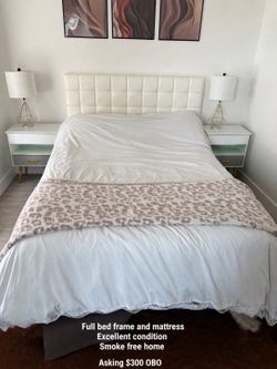 Frame + full mattress