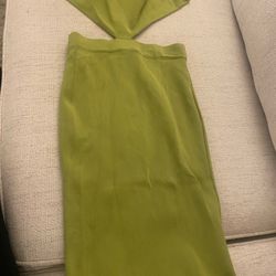 White Fox Boutique Matcha MIDI Dress Size XS 