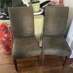 Olive Green chairs 