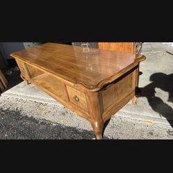 Brandt Vintage solid real wood rectangular coffee table L55”*D21”*H16”(address in description)
