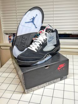 New Jordan 5 Retro OG Black Metallic Reimagined (HF3975-001) Men's Size 10 W/ Box
