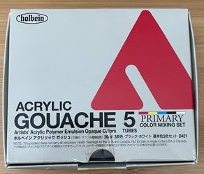 Holbein Acryla Gouache 20ml Primary Set of 4
