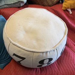 Gently used ottoman pouf
