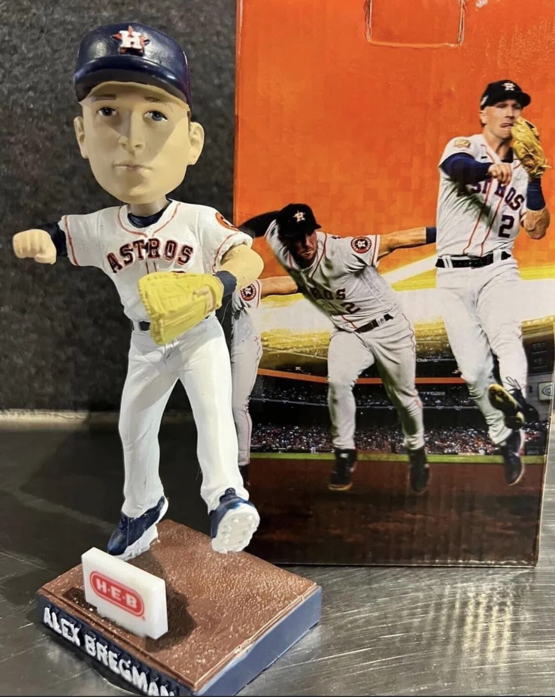Houston Astros Alex Bregman Jump Throw Bobblehead SGA 6/1/23