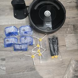 iRobot Roomba Vacuum with Dock + Extra Replacement Parts — 80 OBO