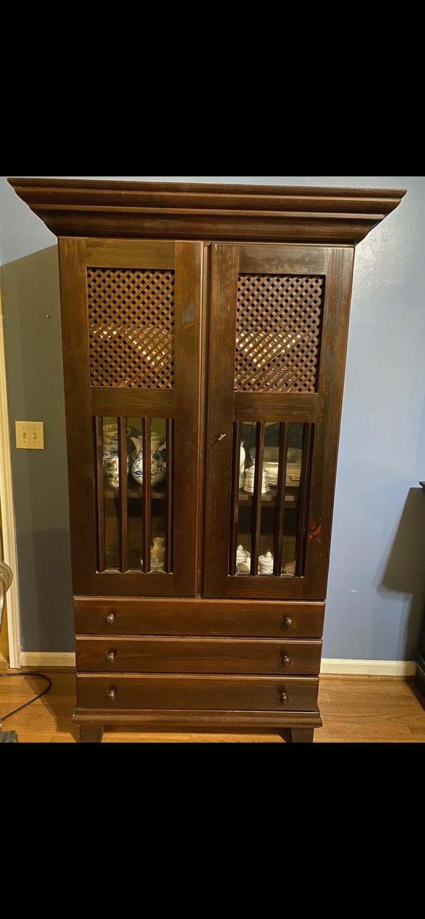 AUTHENTIC GERMAN WOOD CABINETS (MADE IN EARLY 90s)