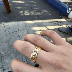 14 K Solid Cuban Ring | 6.7 Grams | Size 10