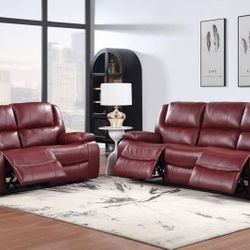 New Recliner Sofa And Loveseat