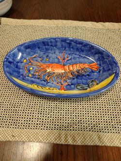 Handmade porcelain plate