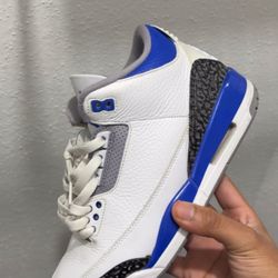 Racer Blue 3s Sz 8.5 Og Box 
