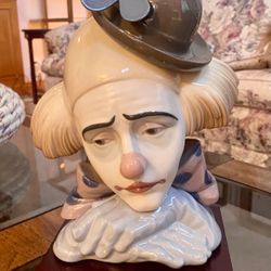 Lladro Clown's Head Bust #5130