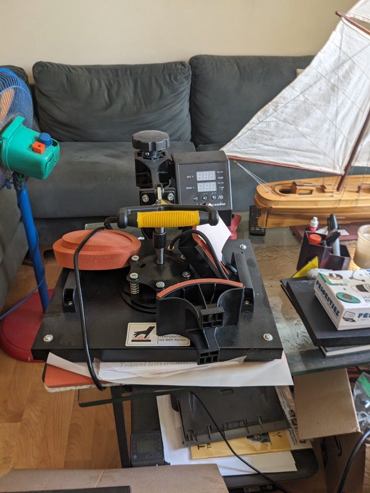 T Shirt/Hat/Mug/Plate Printing Press w/ Transfer Paper