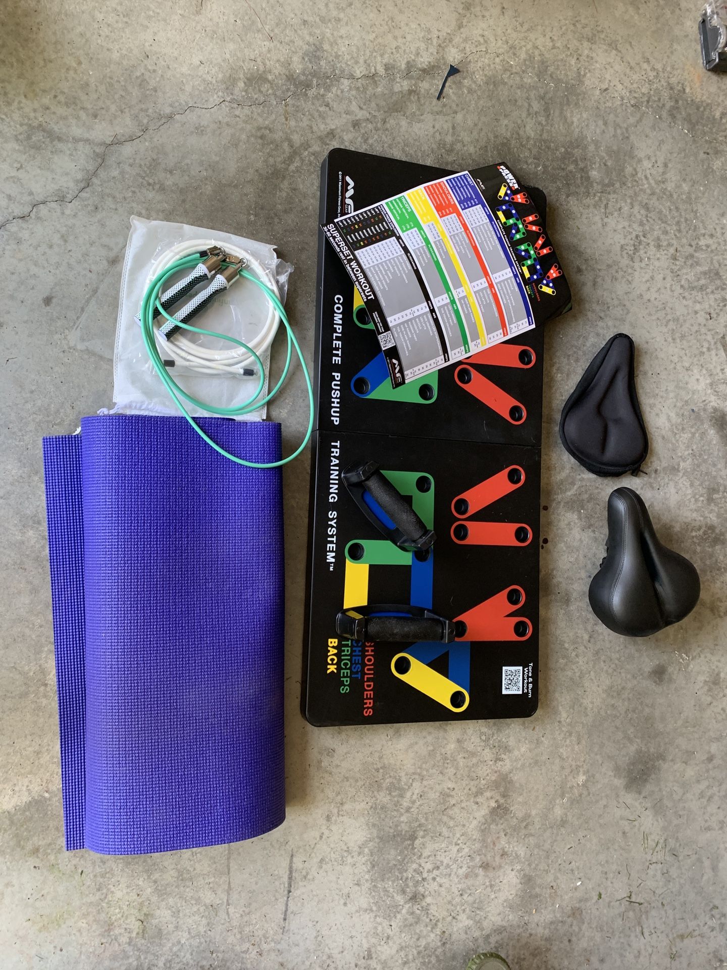 Various Workout Equipment