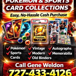 Buying Pokemon & Sports Card Collections