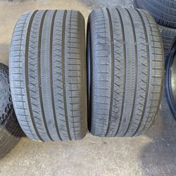 305/40R20 YOKOHAMA ADVAN PAIR OF TIRES 