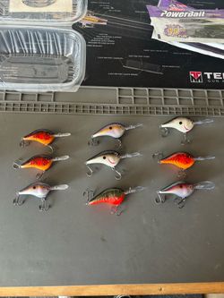 Assortment Of Bass Fishing Lures