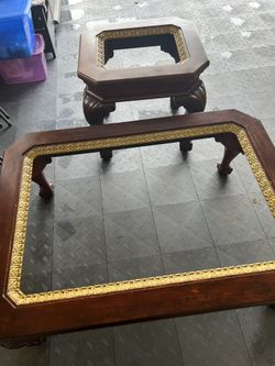 Two table gently used with their mirors