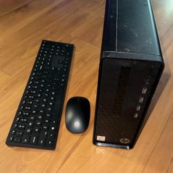 HP Desktop With Keyboard And Mouse (Wireless)