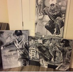 Custom paintings made to order man cave