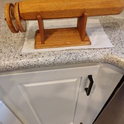 Beautiful Handmade Wooden Kaleidoscope with Dried Flowers