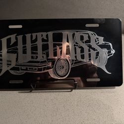 Cutlass License Plate 