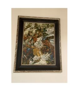 BLOWOUT SALE! - Intricate Abstract Artwork in Ornate Frame