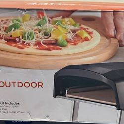 PORTABLE GAS-POWERED OUTDOOR PIZZA OVEN