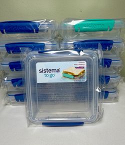 New! Sistema To Go School Sandwich Box, BPA Free