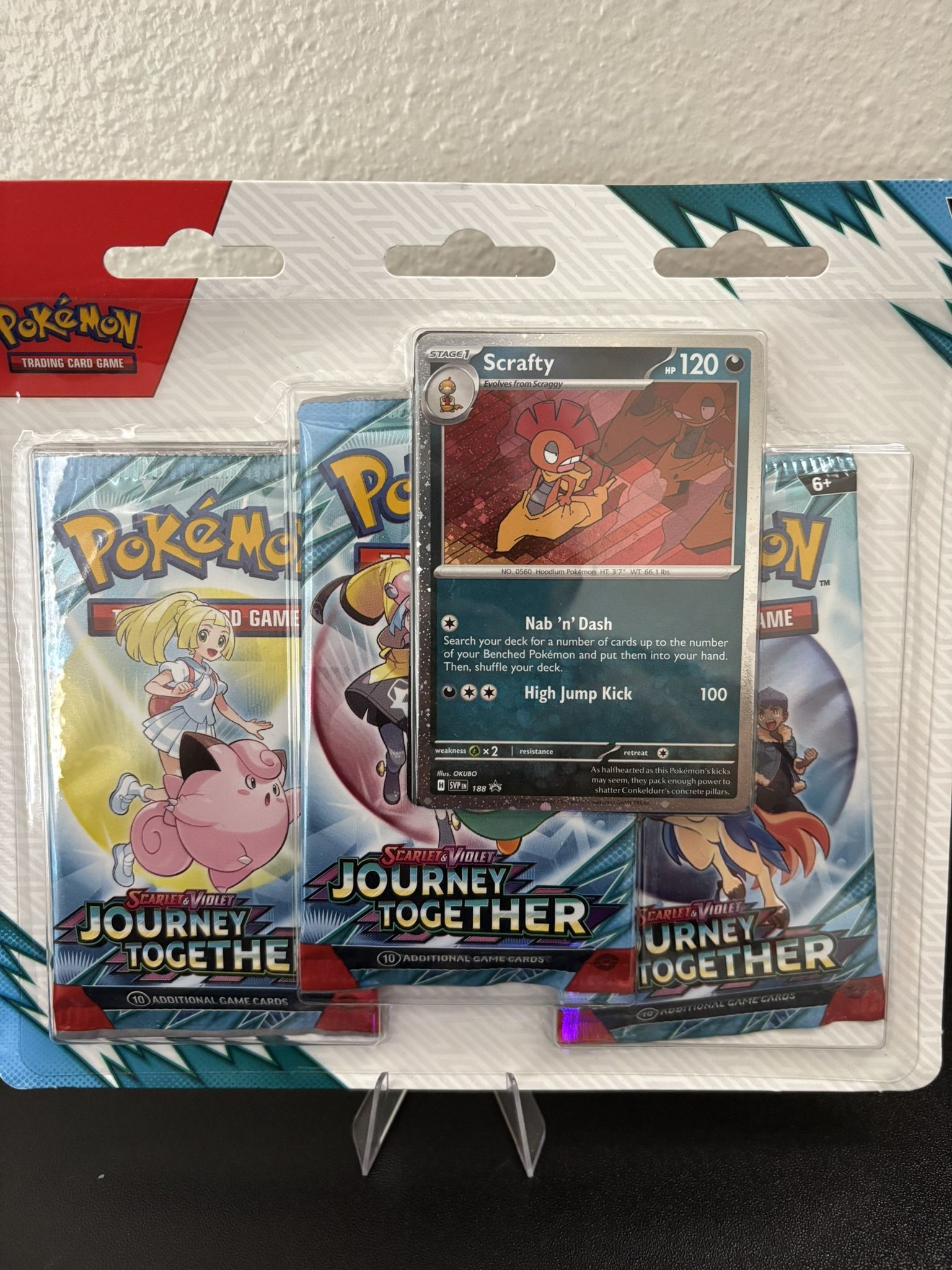 Pokemon Journey Together 3 Pack Boosters