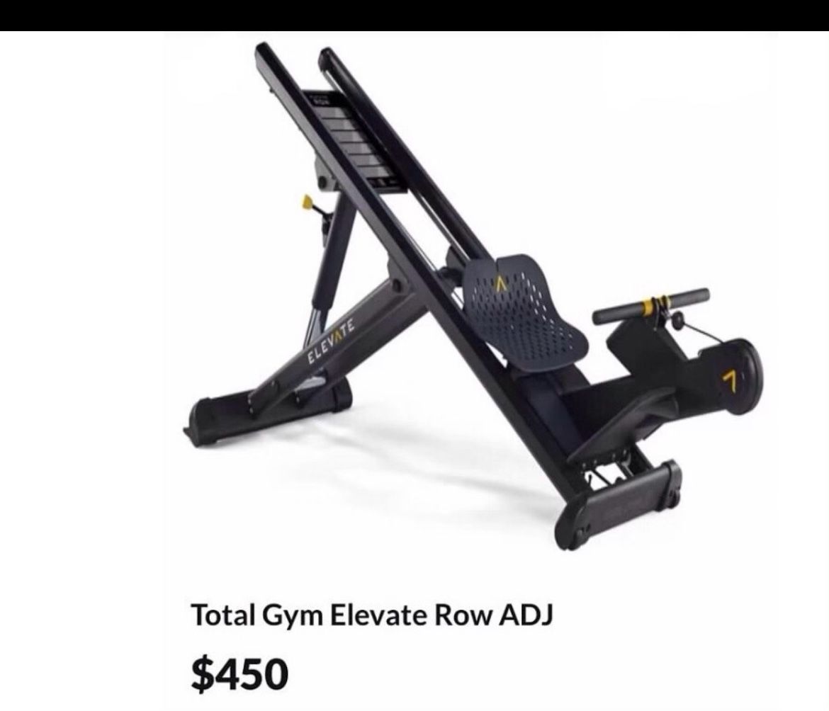 Total Gym Elevated Row Machine