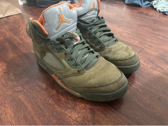 Jordan 5 olive green