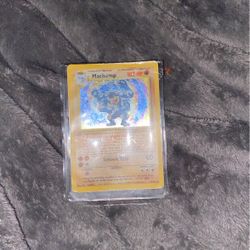 First edition Machamp Pokémon