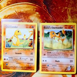 Pokemon Card Collectible Charmander 
