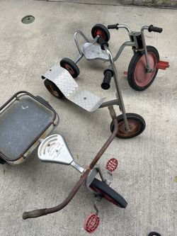 Rare Vintage Trikes And Scooter